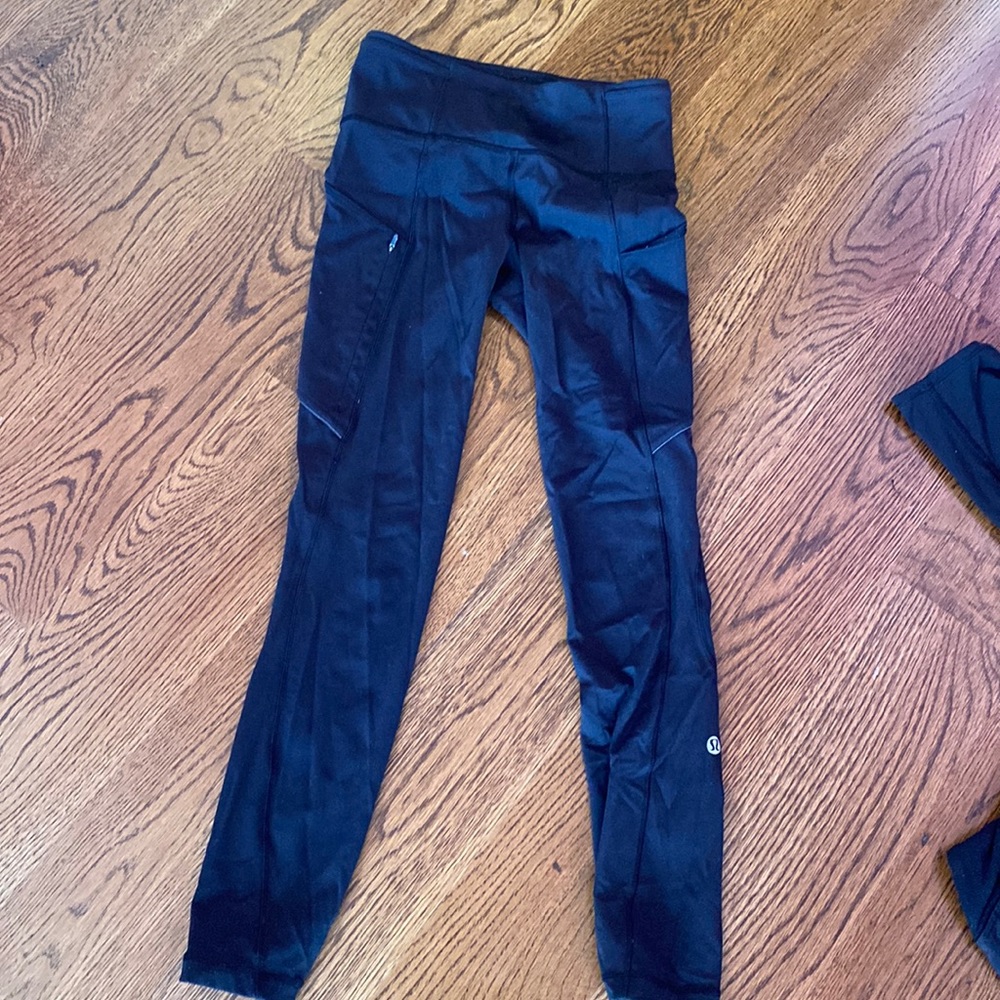 Lululemon black leggings - size 2